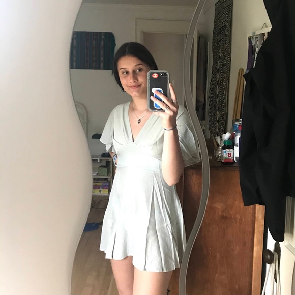 Sage Green Summer Dress - Picture 1 of 4